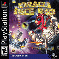 Miracle Space Race Playstation US box art